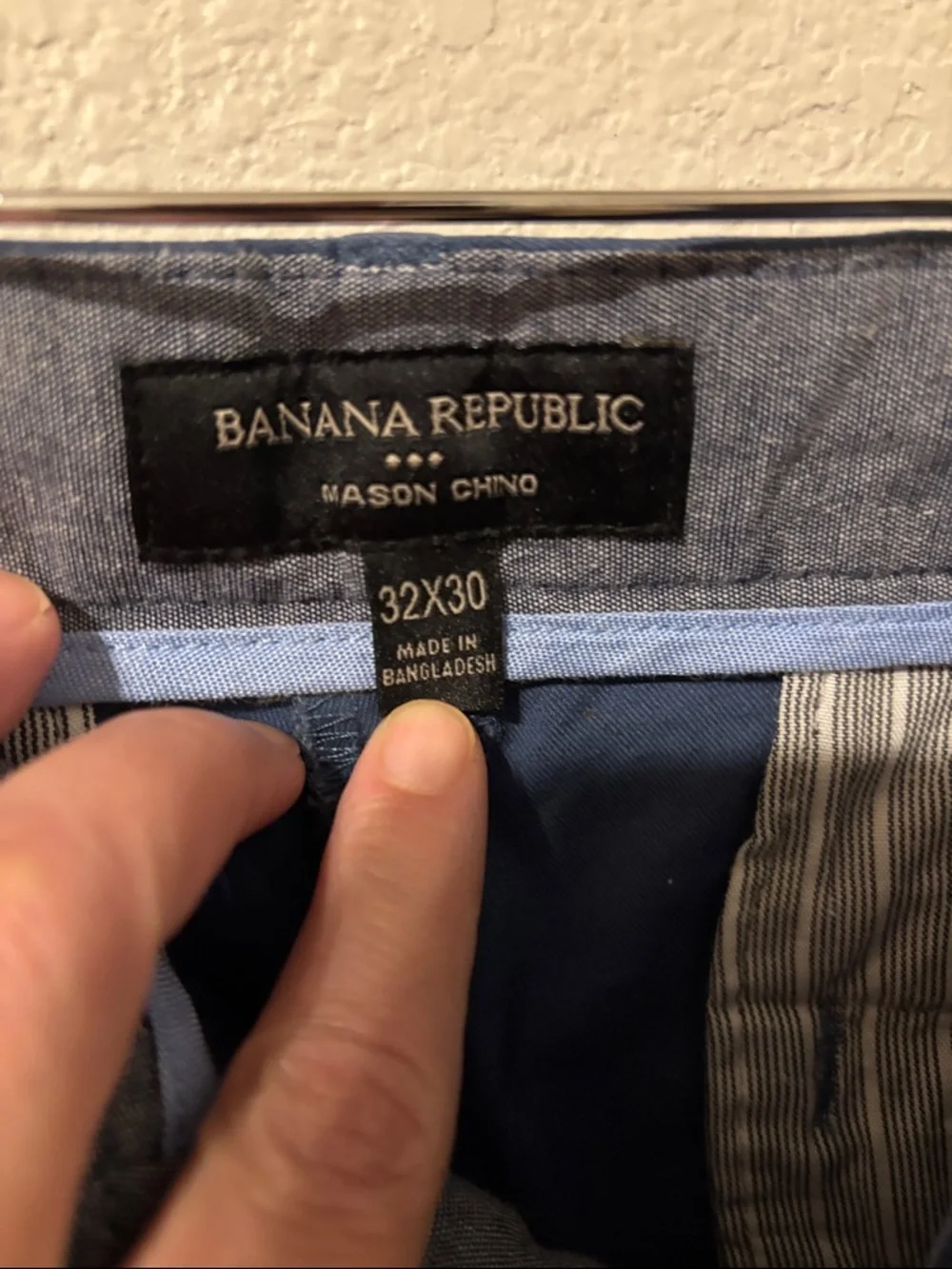 Banana Republic Men’s Mason Straight Chino in Lush Blue